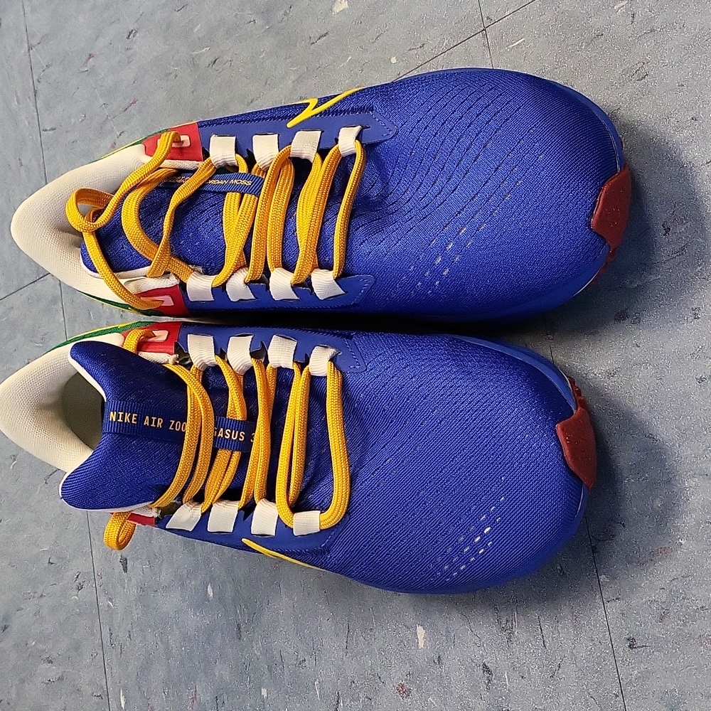 Nike Air Zoom Pegasus blue,green, yellow - Picture 2 of 5